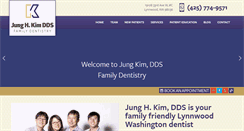 Desktop Screenshot of lynnwooddentist.com